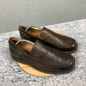 Bed/STU Loafer Shoes Men's 10.5‎ Brown Leather Slip On Mocassin Casual Driving